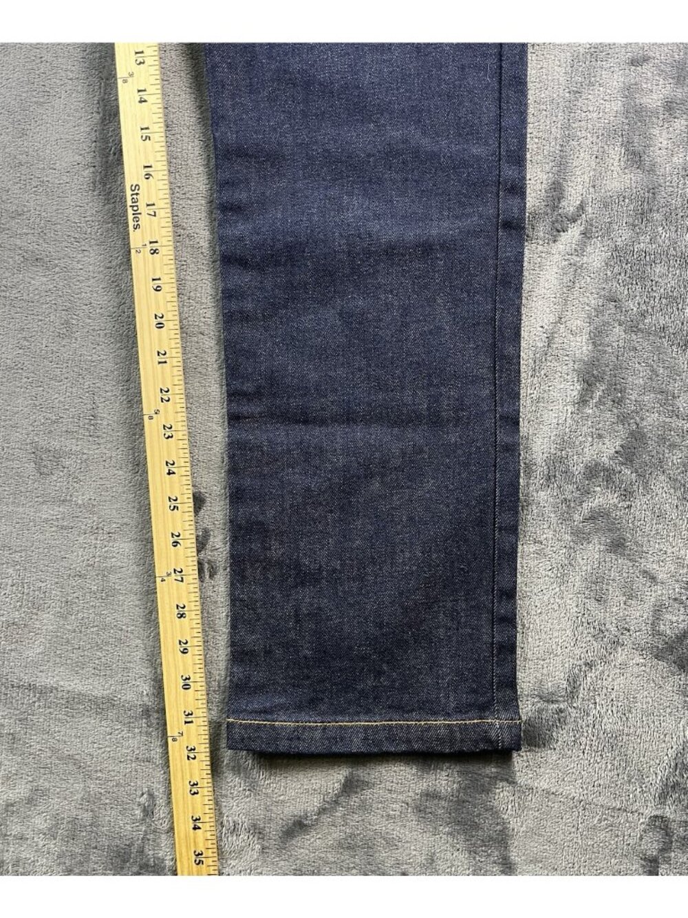 A.P.C. Denim FR Jeans Women's Size 42EU (US 12) Anna Indigo Delave Zipper Front - Picture 11 of 11